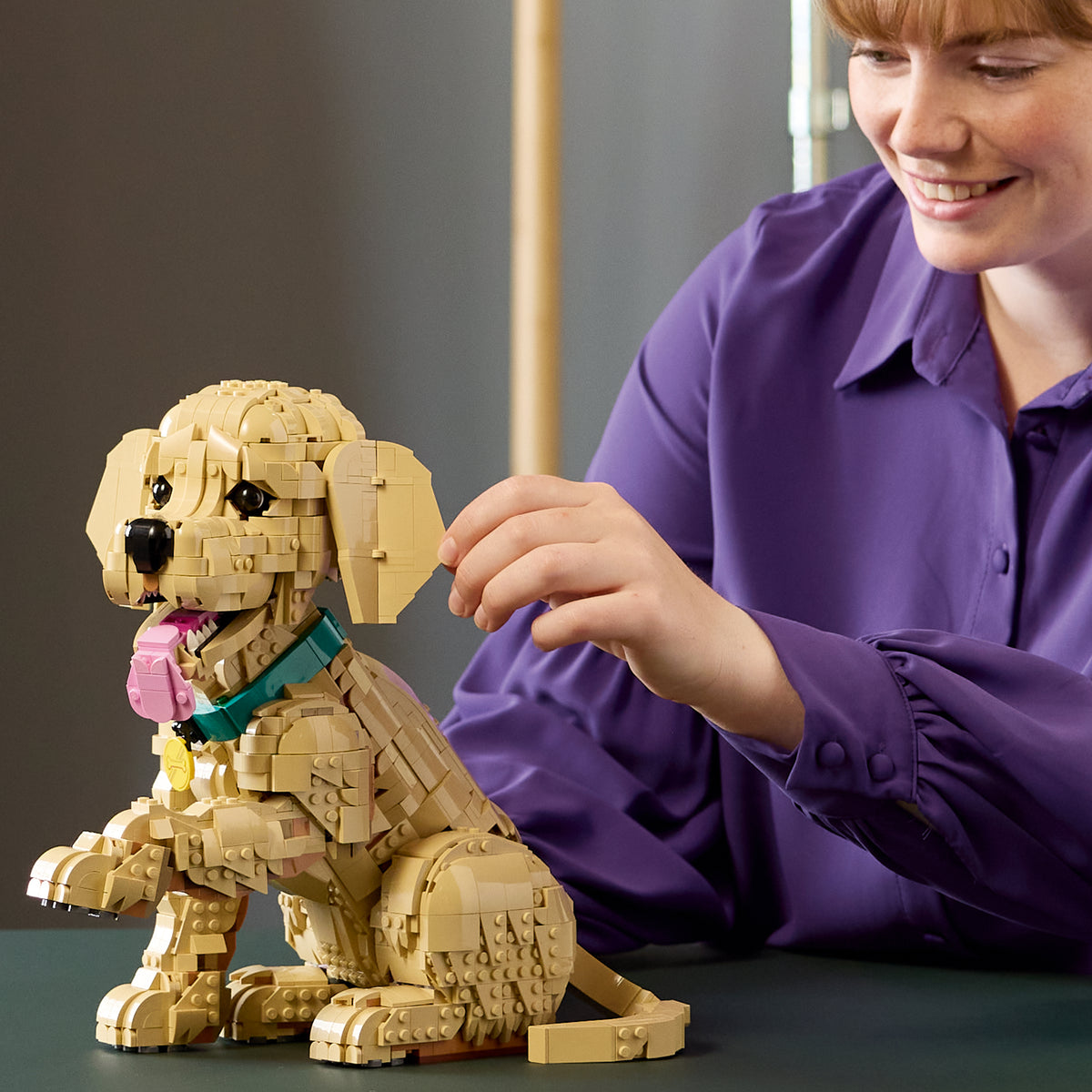 LEGO Icons 11384 Golden Retriever Welpe