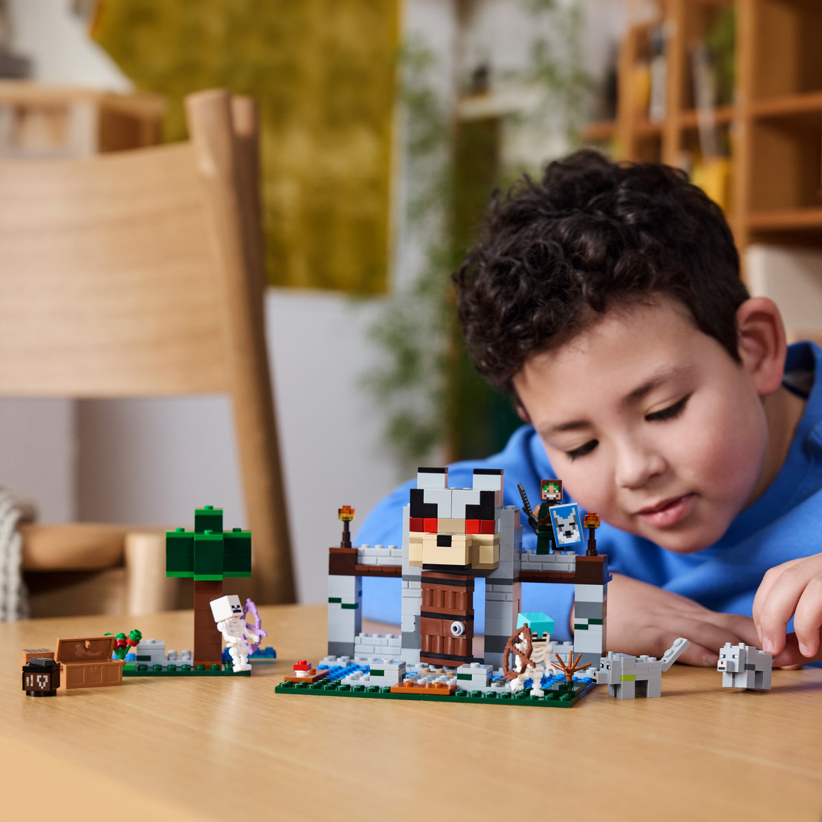 LEGO Minecraft 21261 Die Wolfsfestung