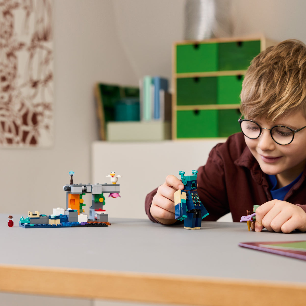 LEGO Minecraft 21274 Begegnung mit dem Wächter