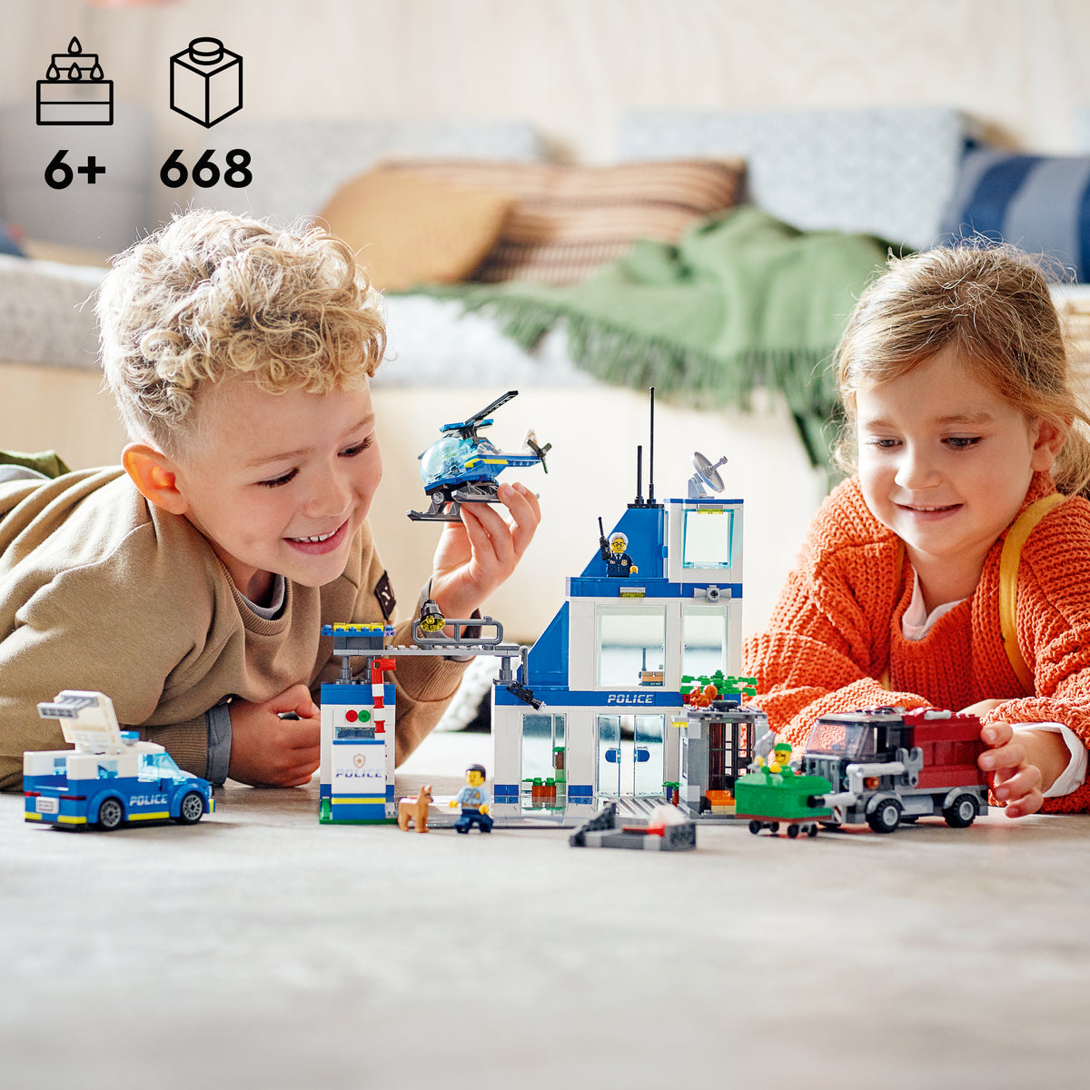 LEGO City 60316 Polizeistation mit Polizeiauto
