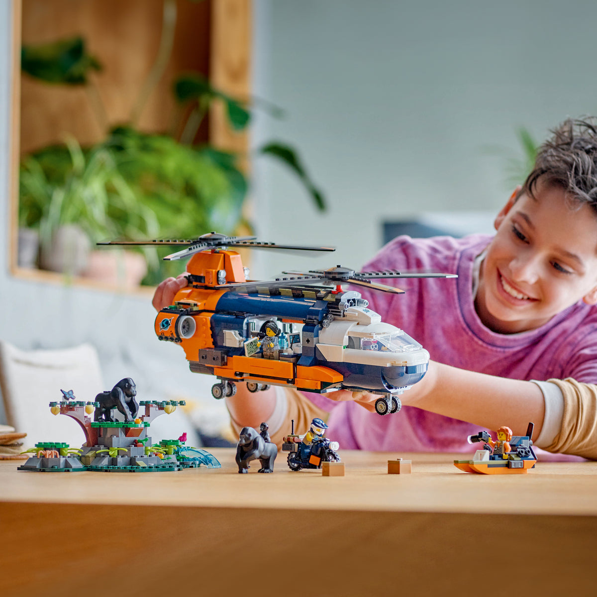 LEGO City 60437 Dschungelforscher-Hubschrauber