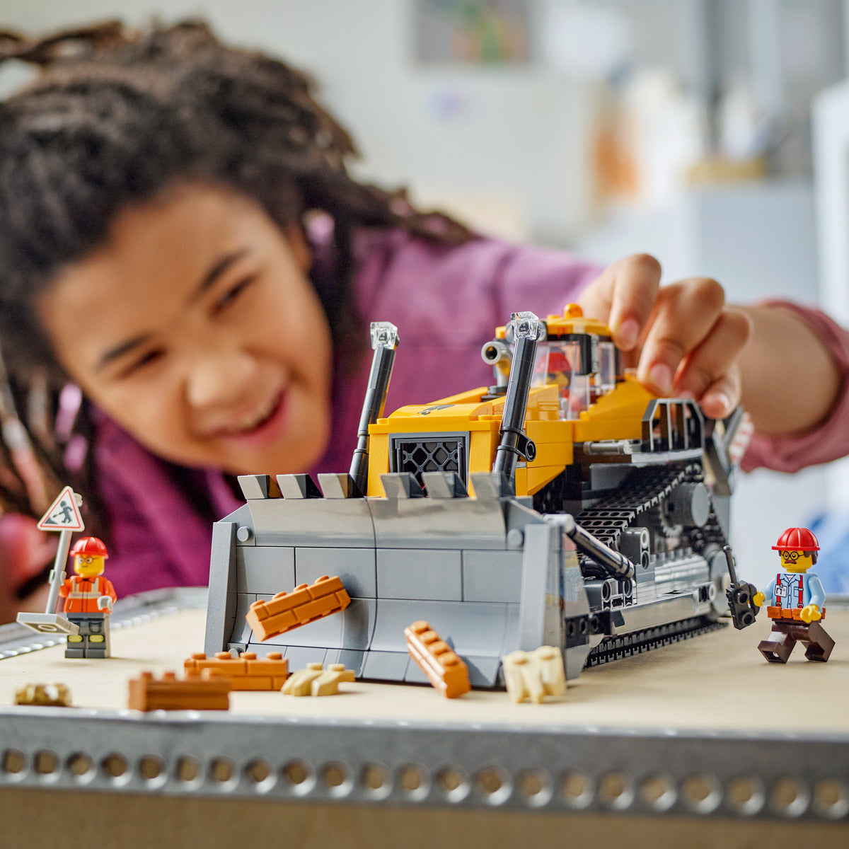LEGO City 60466 Gelber Bulldozer