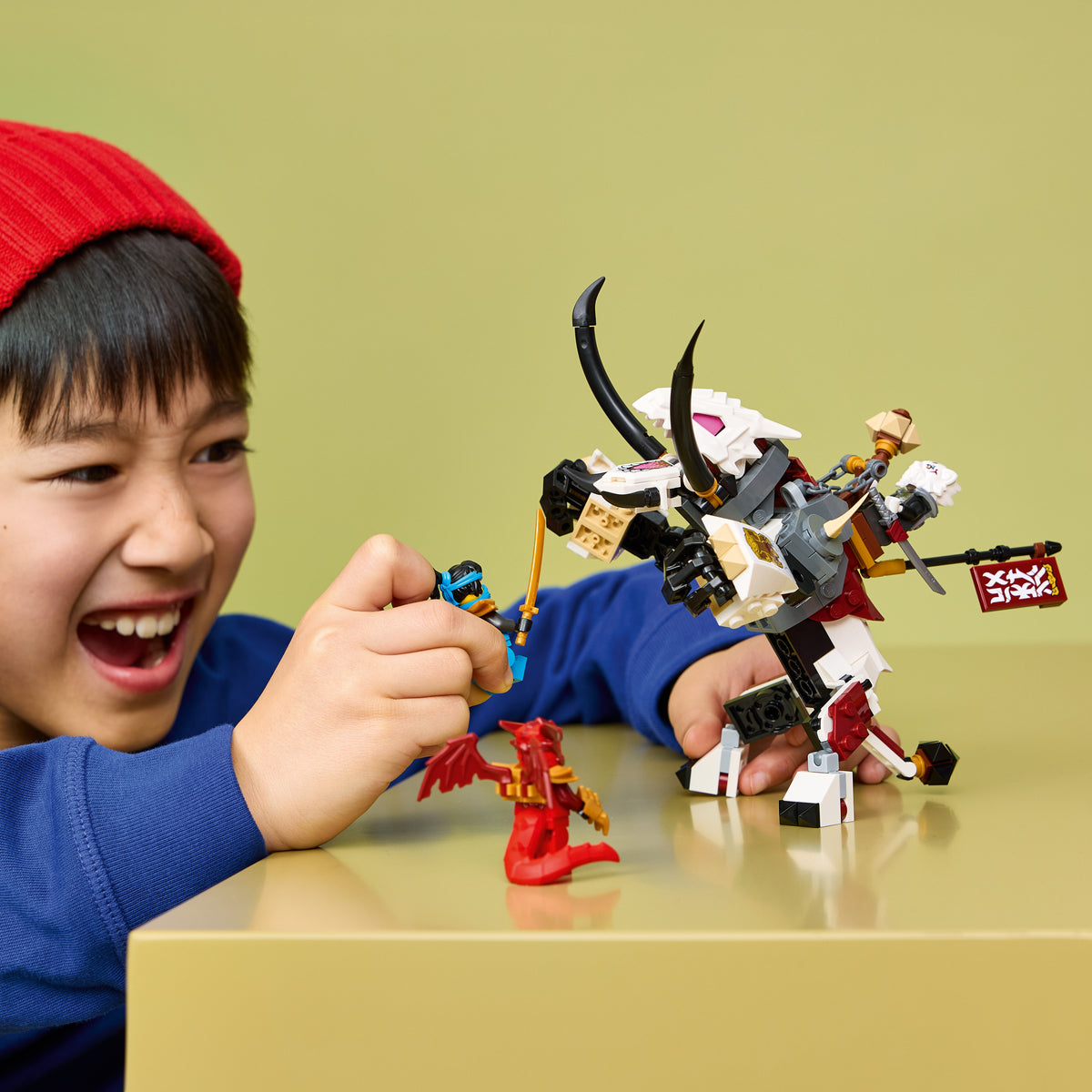 LEGO NINJAGO 71863 Zilvar auf seinem Drachentier Grimtak