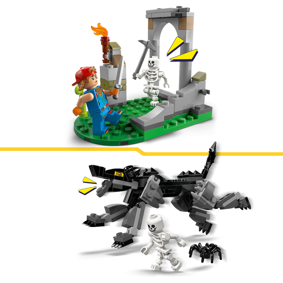 LEGO Fortnite 77075 Das Lager von Schali und der Zündkerzenkünstlerin