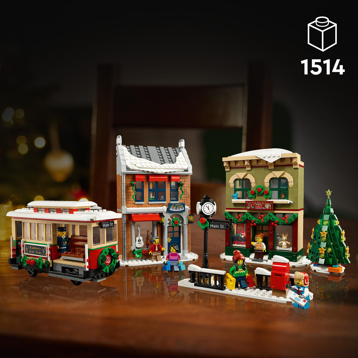 LEGO Icons 10308 Weihnachtlich geschmückte Hauptstraße