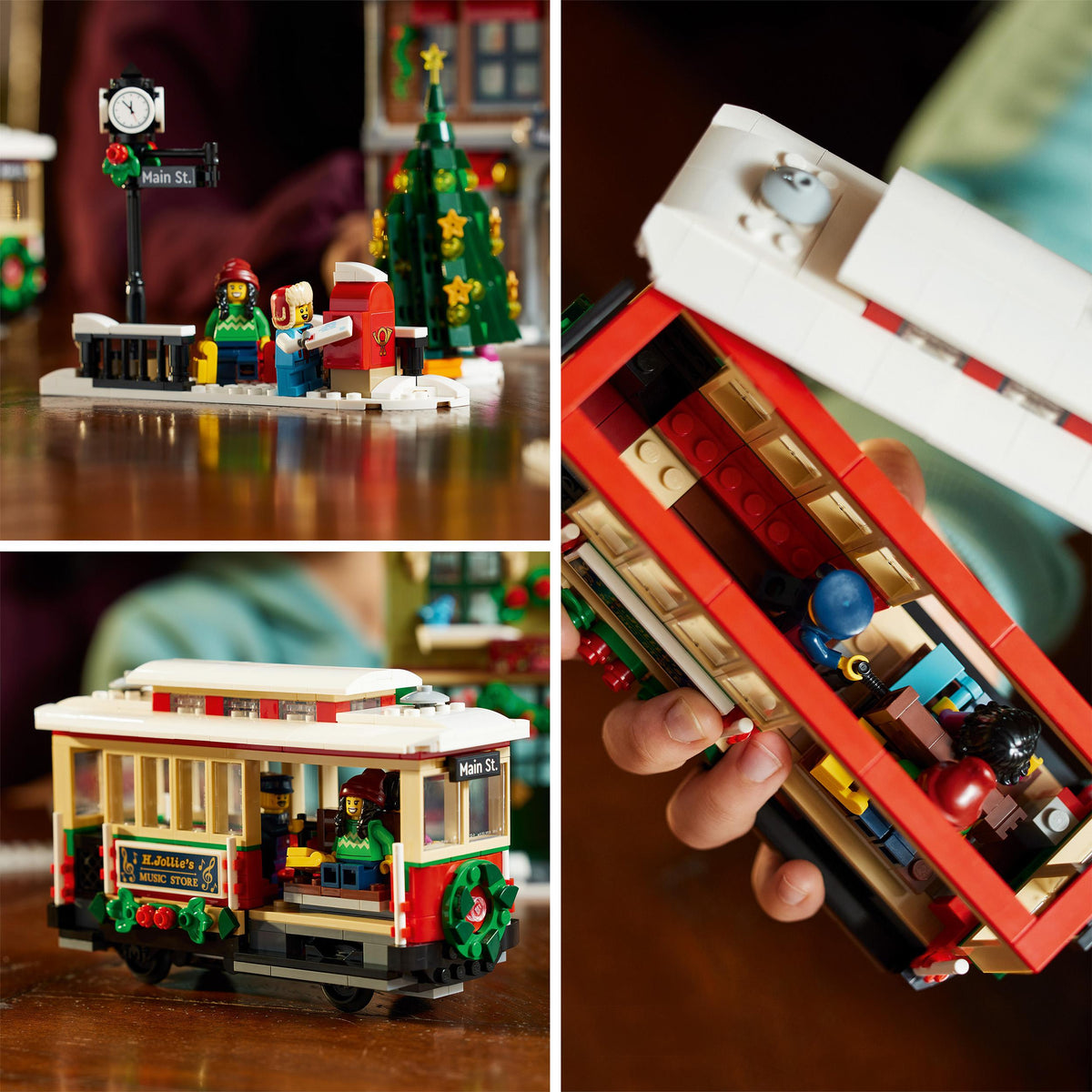 LEGO Icons 10308 Weihnachtlich geschmückte Hauptstraße