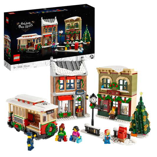 LEGO Icons 10308 Weihnachtlich geschmückte Hauptstraße