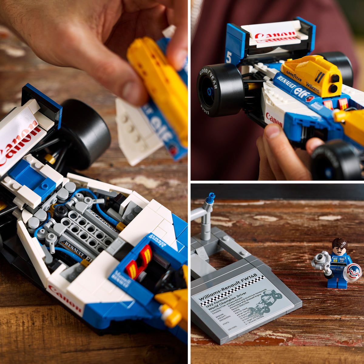 LEGO Icons 10353 Williams Racing FW14B mit Nigel Mansell