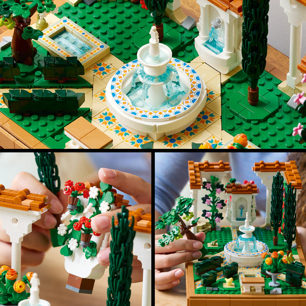 LEGO Icons 10359 Springbrunnengarten