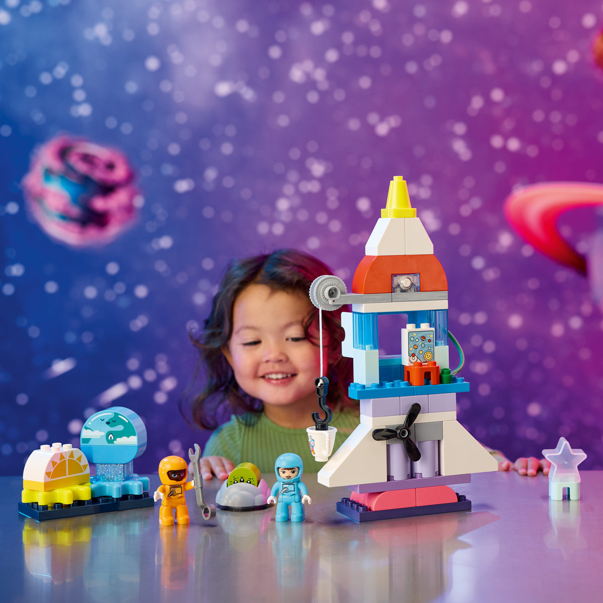 LEGO DUPLO 10422 3-in-1-Spaceshuttle für viele Abenteuer
