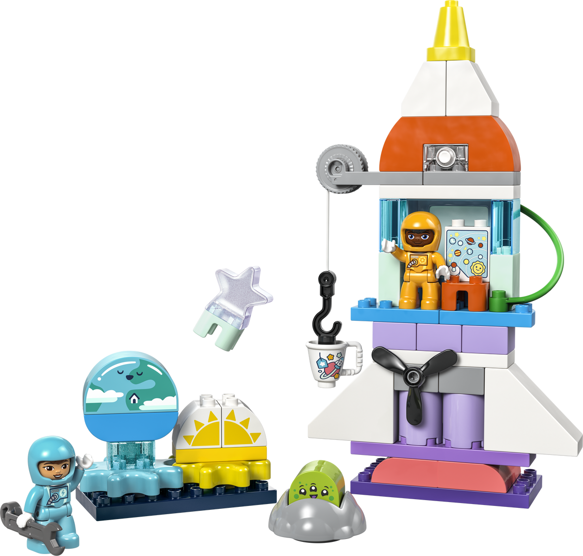 LEGO DUPLO 10422 3-in-1-Spaceshuttle für viele Abenteuer