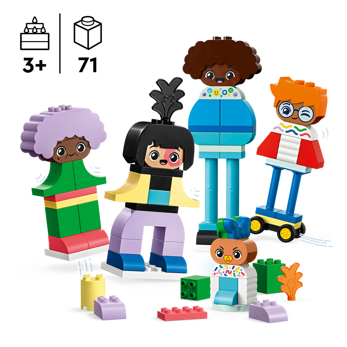 LEGO DUPLO 10423 Baubare Menschen mit großen Gefühlen