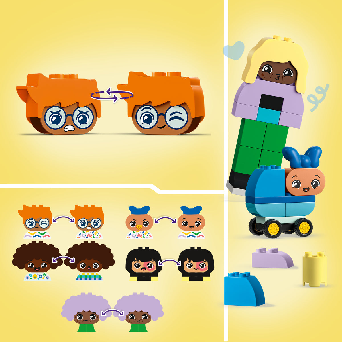 LEGO DUPLO 10423 Baubare Menschen mit großen Gefühlen