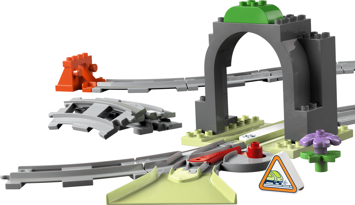 LEGO DUPLO 10425 Eisenbahntunnel und Schienen – Erweiterungsset