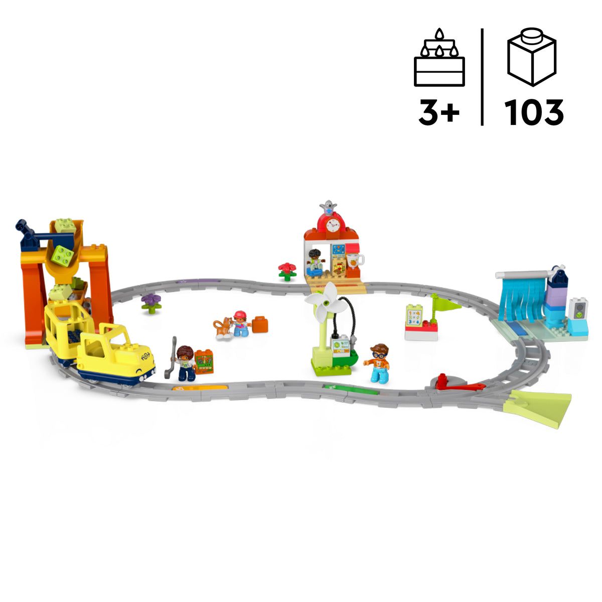 LEGO DUPLO 10428 Große interaktive Eisenbahn