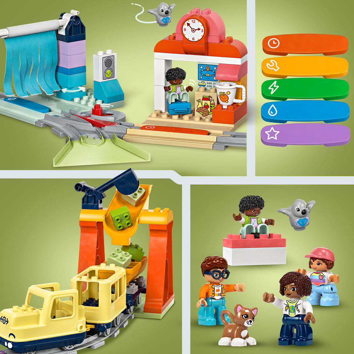 LEGO DUPLO 10428 Große interaktive Eisenbahn