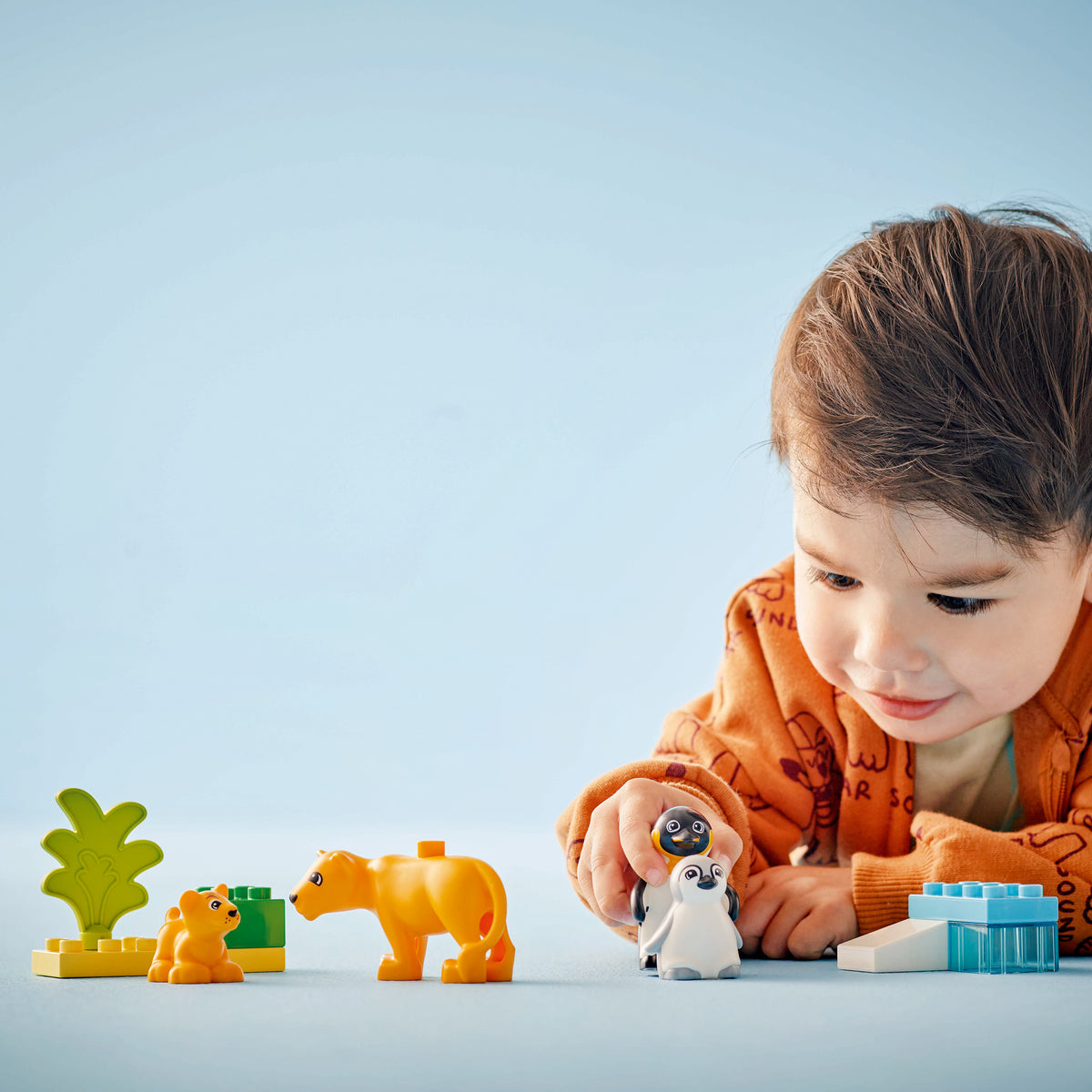 LEGO DUPLO 10442 Wildtier-Familien: Pinguine und Löwen