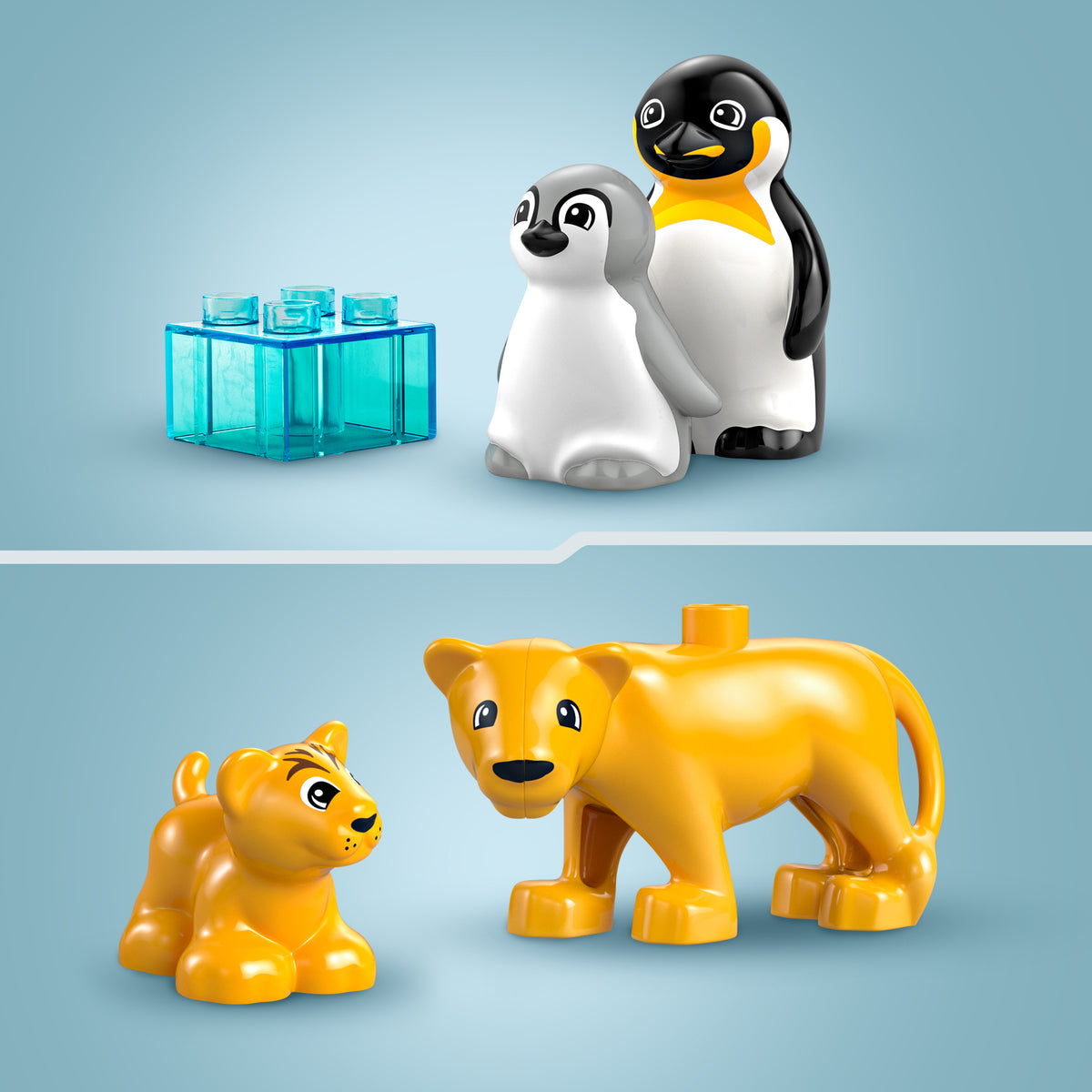LEGO DUPLO 10442 Wildtier-Familien: Pinguine und Löwen