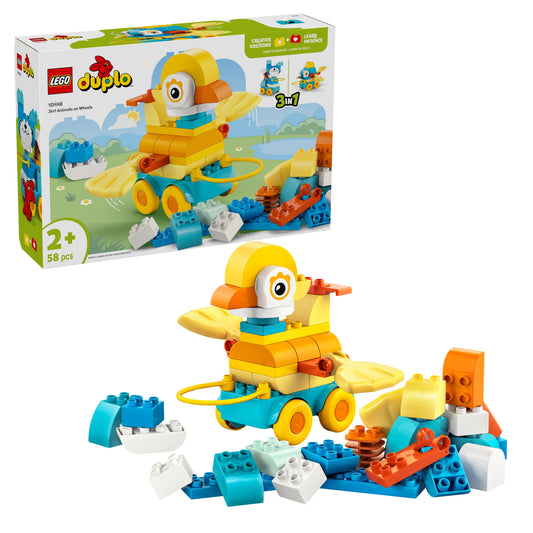 LEGO DUPLO 10448 Town Tiere auf Rädern 3-in-1-Set