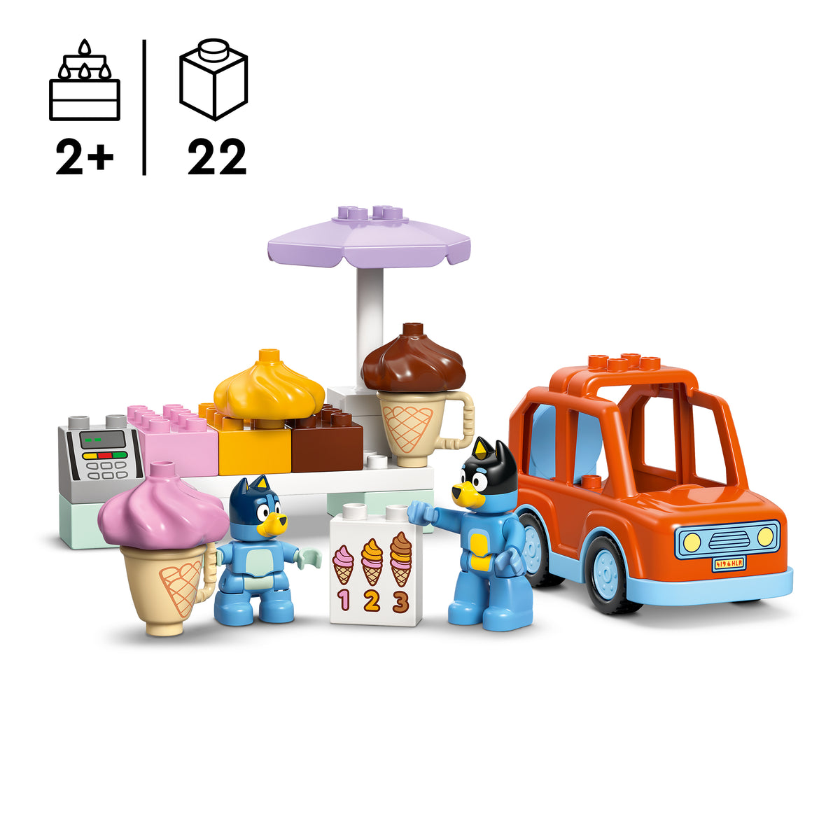 LEGO DUPLO 10458 Ausflug zur Eisdiele mit Bluey