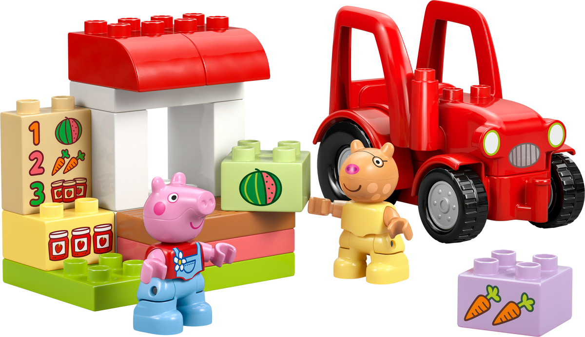 LEGO DUPLO 10468 Peppa Wutz Traktor und Marktstand