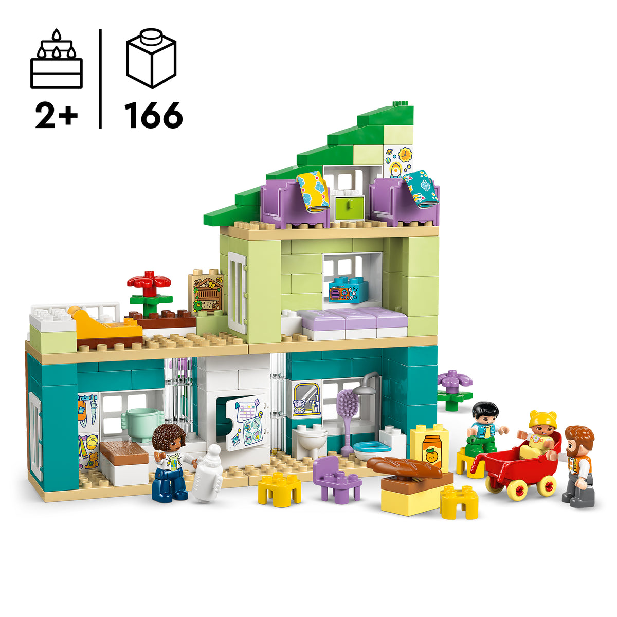 LEGO DUPLO 10470 Modernes Familienhaus mit Figuren
