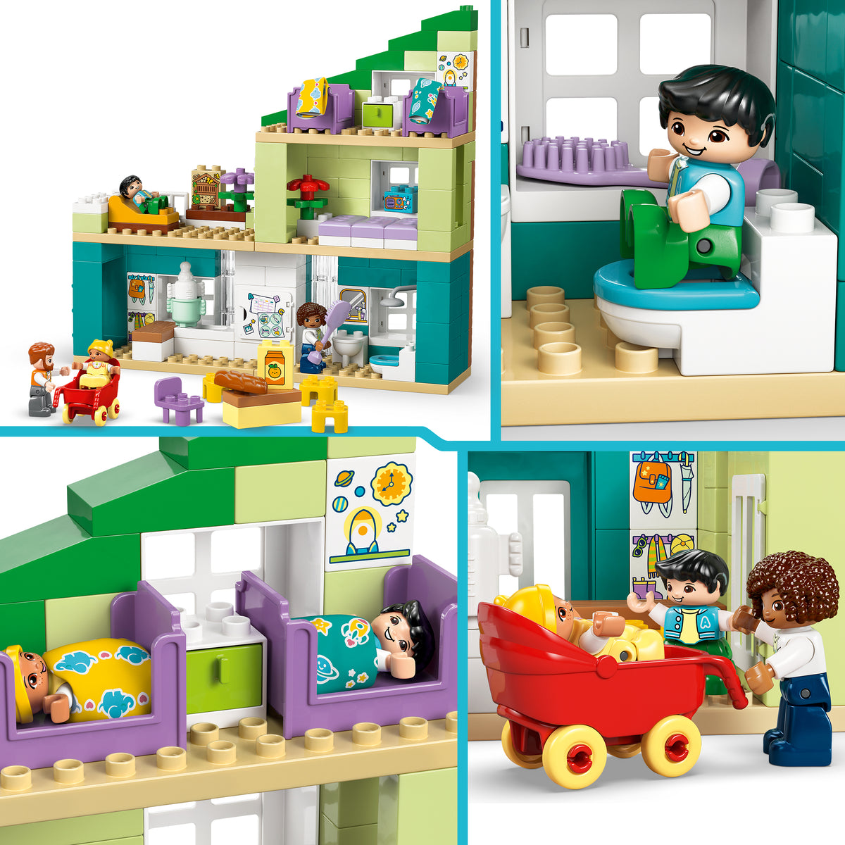 LEGO DUPLO 10470 Modernes Familienhaus mit Figuren
