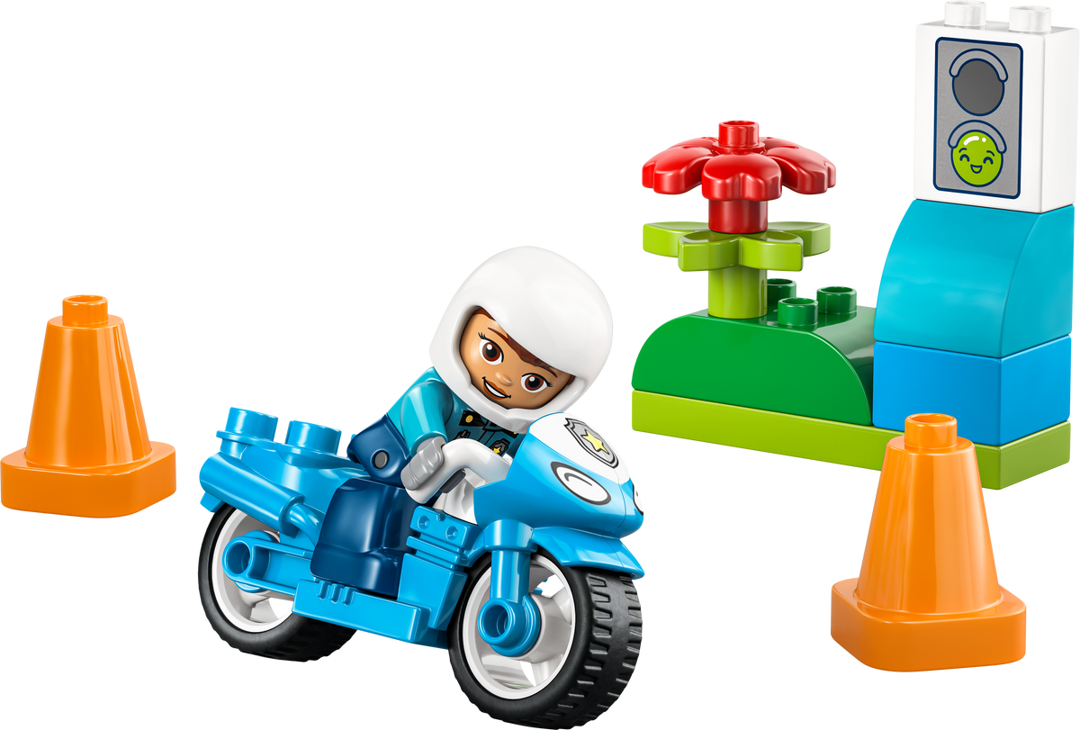 LEGO DUPLO 10471 Blaues Polizeimotorrad
