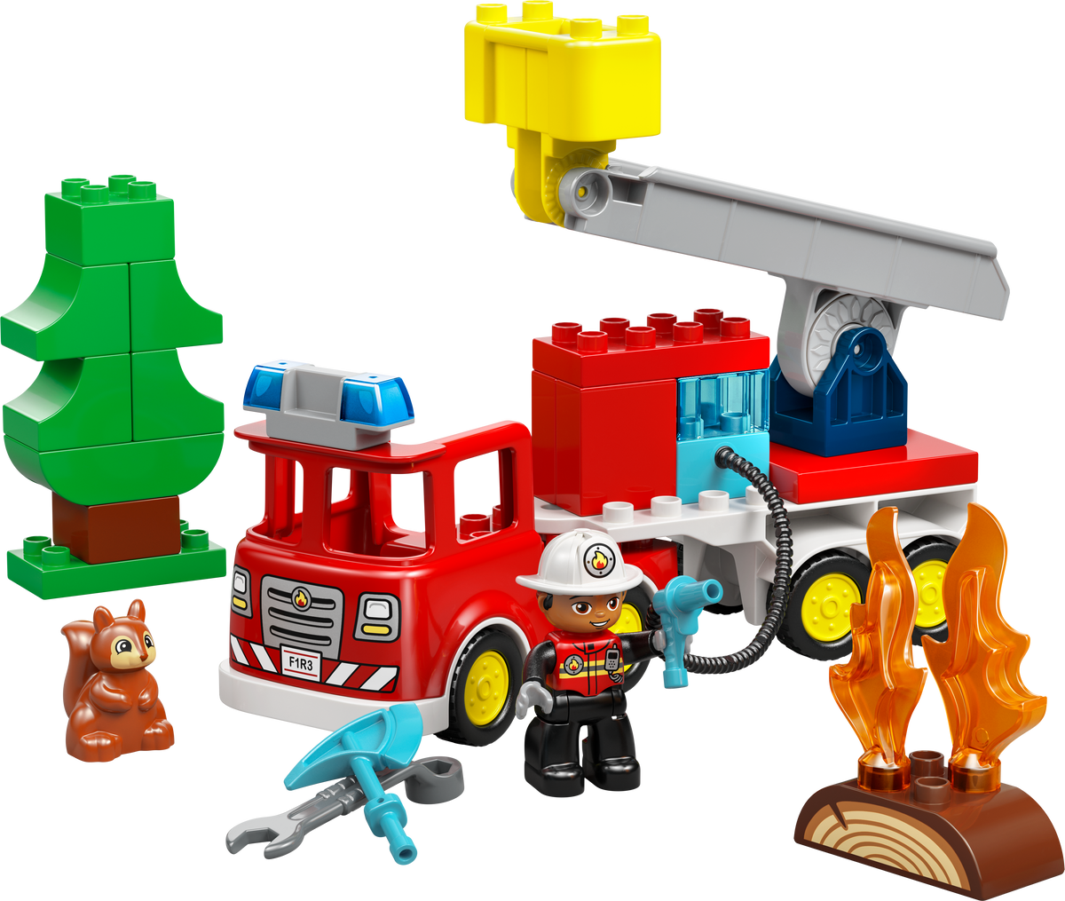 LEGO DUPLO 10473 Löschauto mit Schlauch und Feuerwehrmann