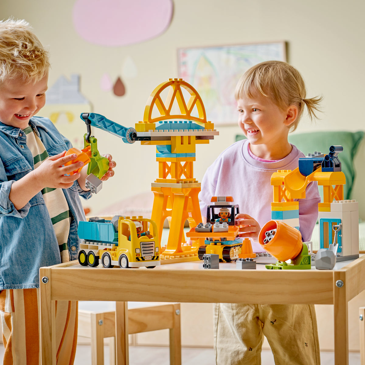 LEGO DUPLO 10476 Baustelle mit Baufahrzeugen