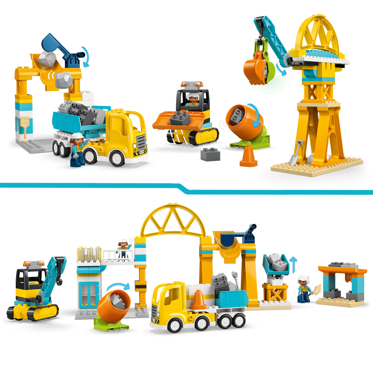 LEGO DUPLO 10476 Baustelle mit Baufahrzeugen