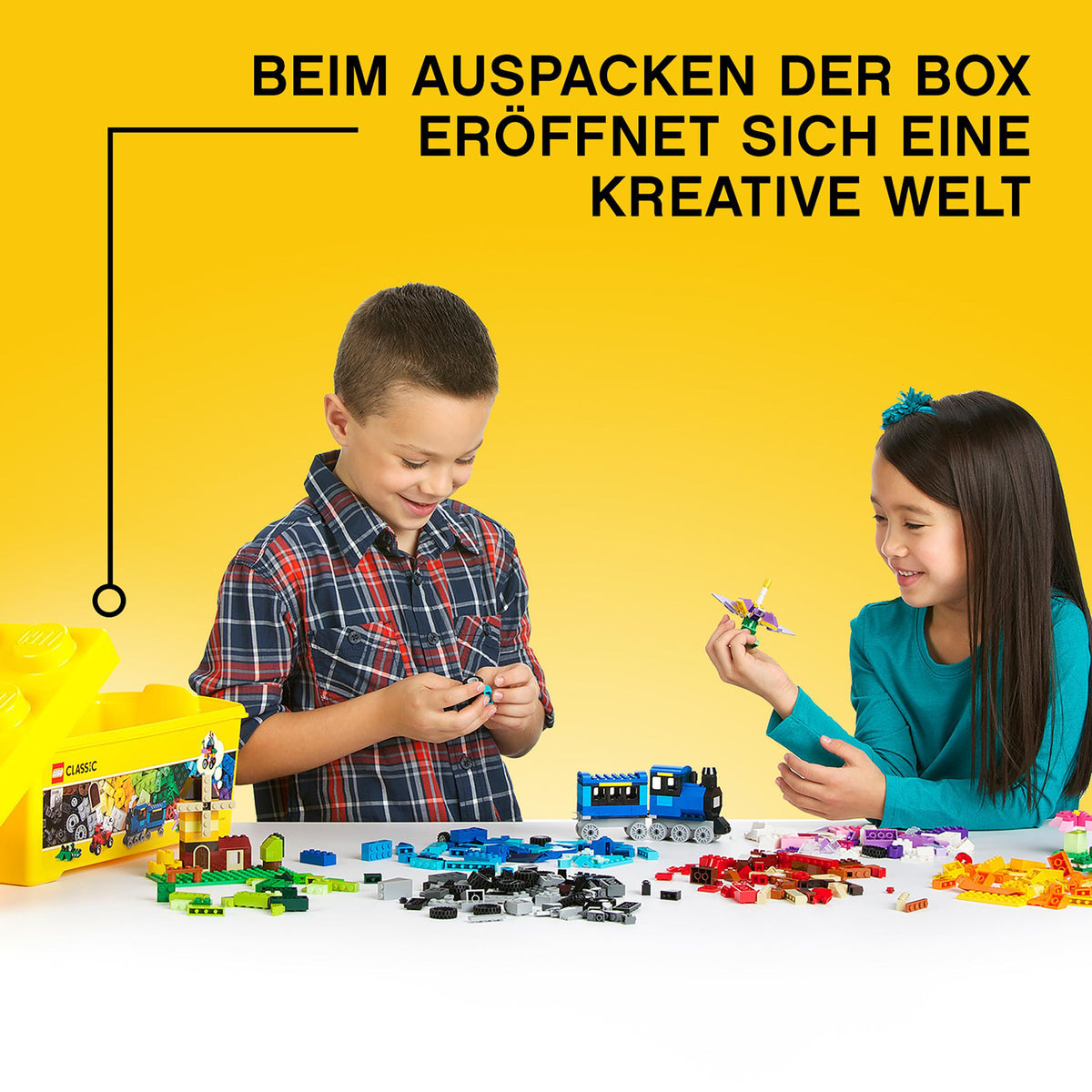 LEGO Classic 10696 Mittelgroße Bausteine-Box