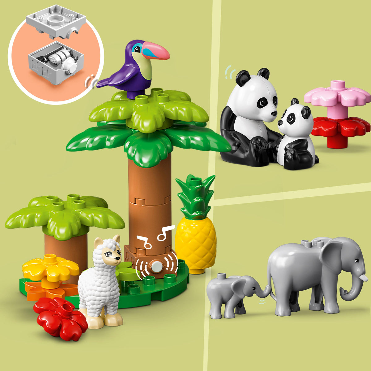 LEGO DUPLO 10975 Wilde Tiere der Welt