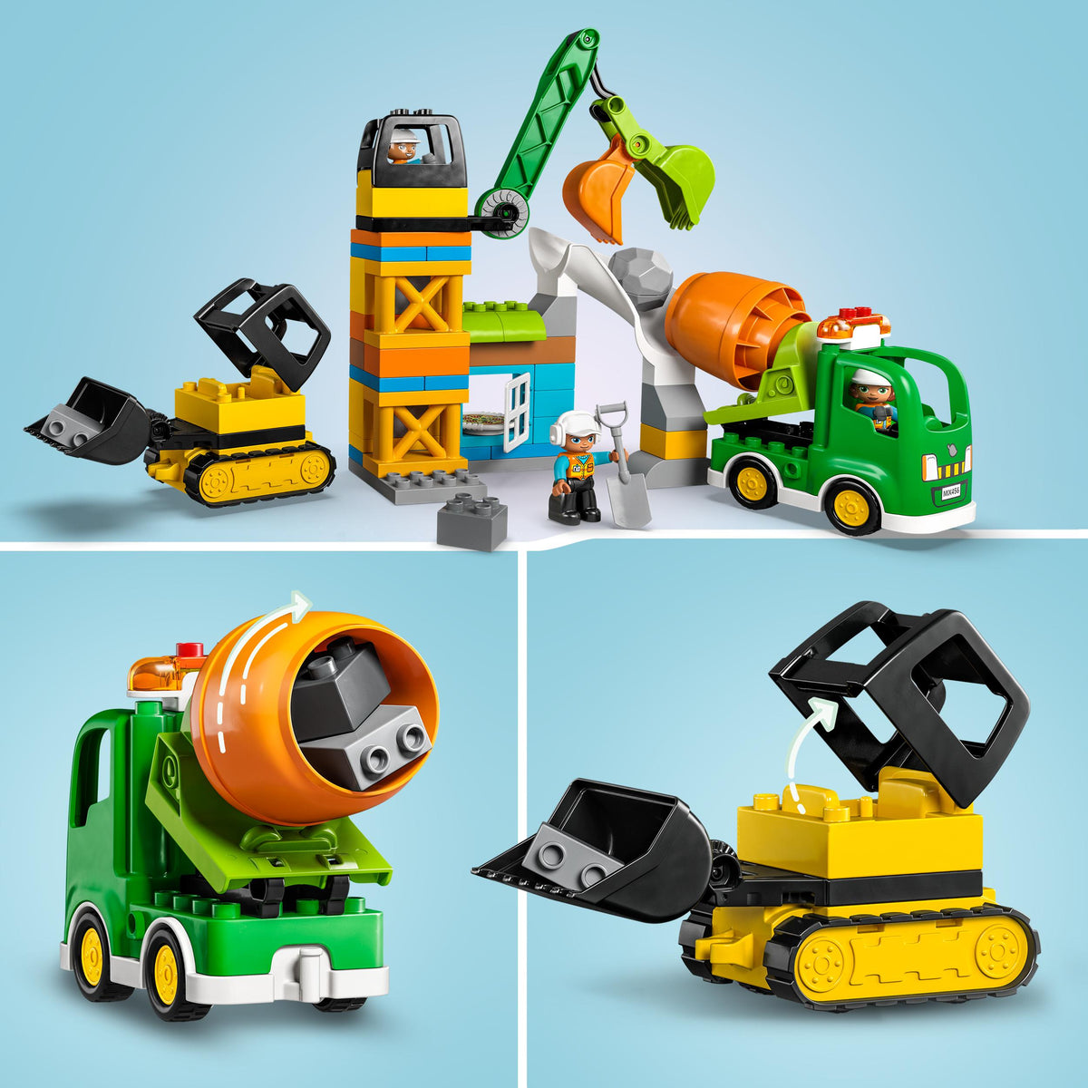 LEGO DUPLO 10990 Baustelle mit Baufahrzeugen