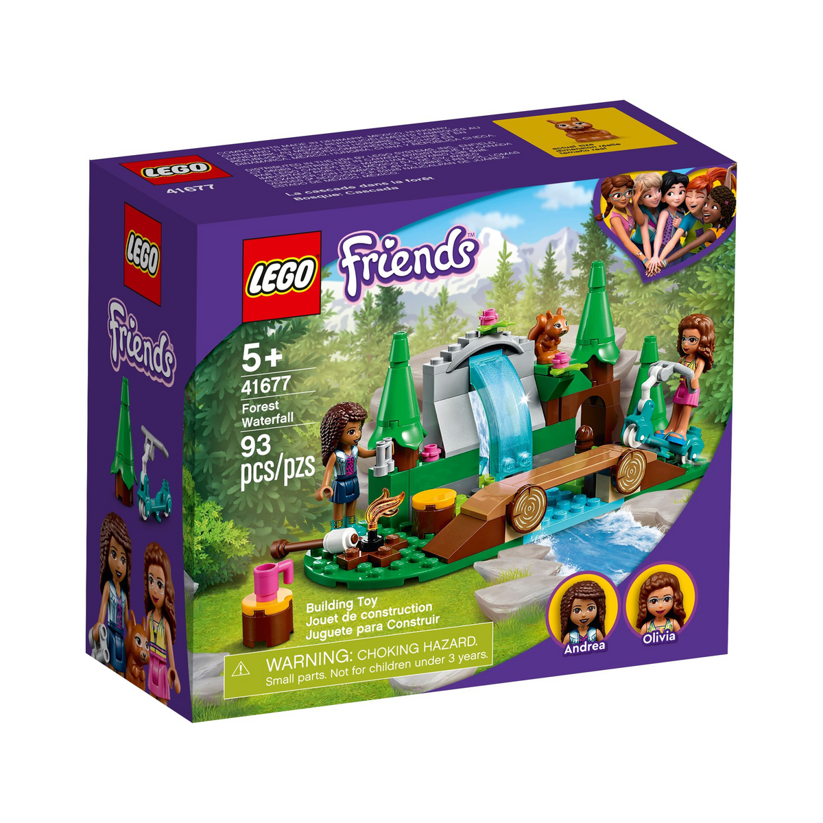 LEGO Friends 41677 Wasserfall im Wald