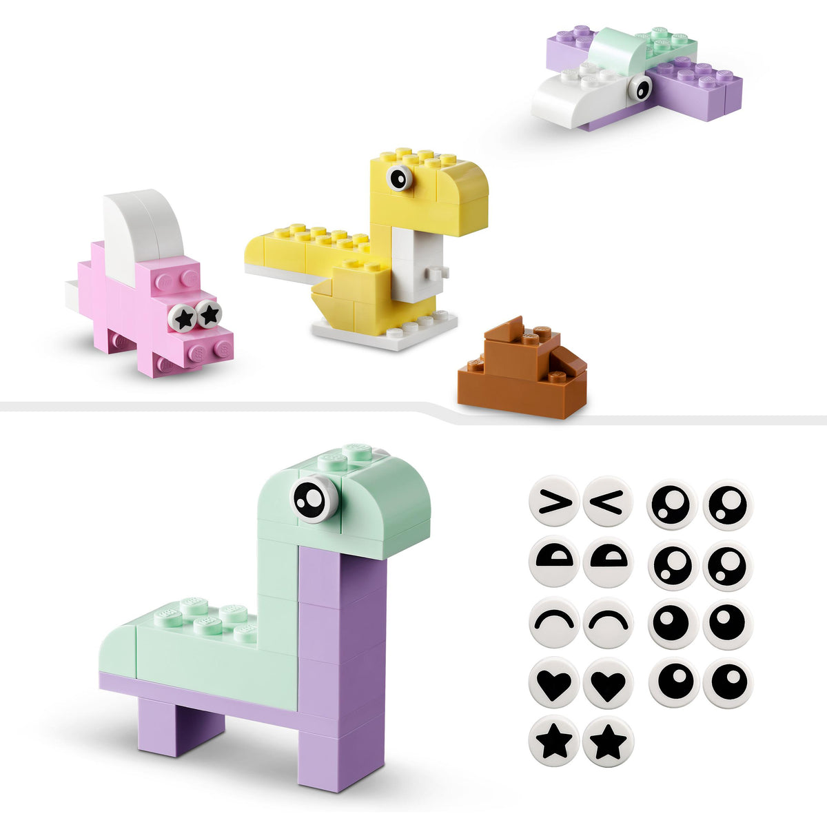 LEGO Classic 11028 Pastell Kreativ-Bauset