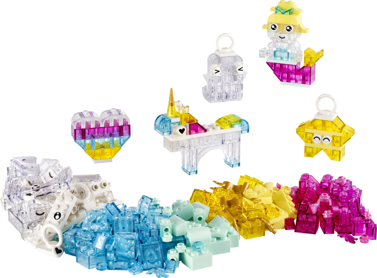 LEGO Classic 11040 Zauberbox mit durchsichtigen Steinen