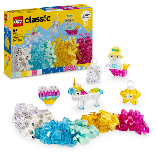 LEGO Classic 11040 Zauberbox mit durchsichtigen Steinen