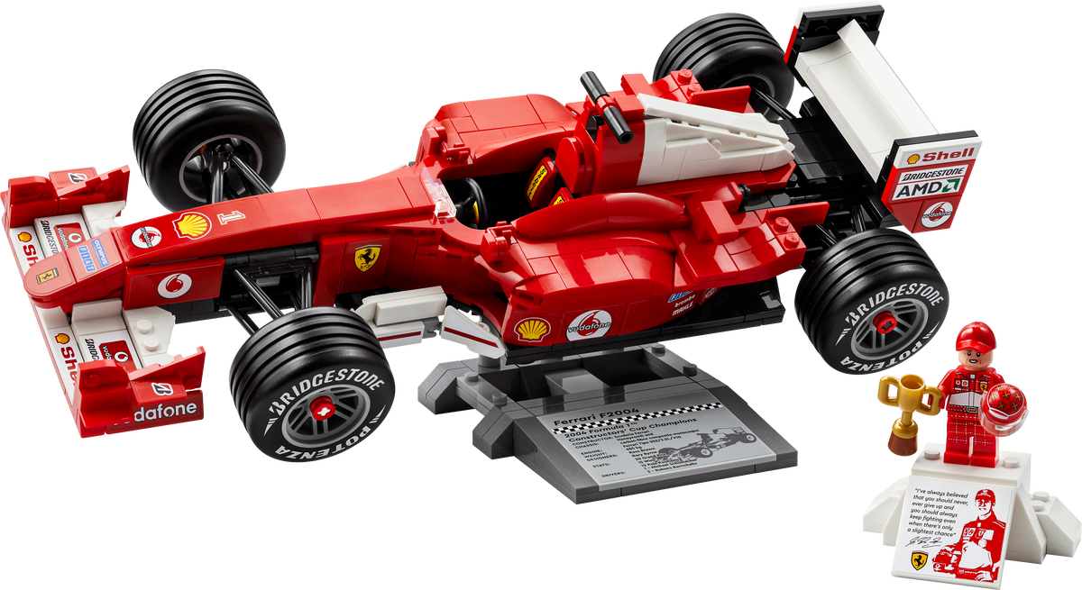 LEGO Icons 11375 Ferrari F2004 und Michael Schumacher