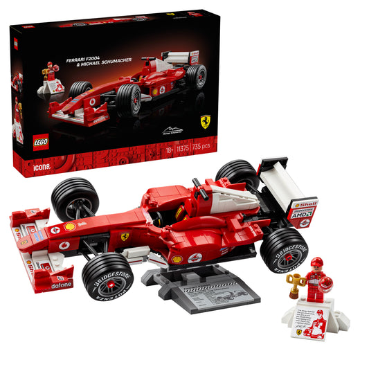 LEGO Icons 11375 Ferrari F2004 und Michael Schumacher