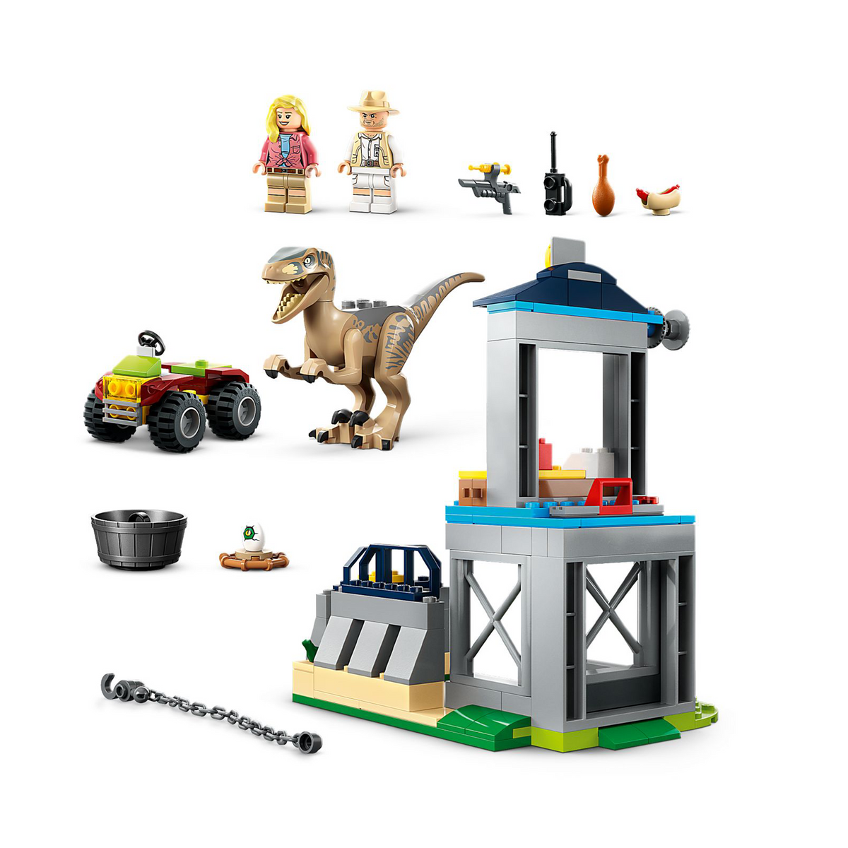 LEGO Jurassic Park 76957 Flucht des Velociraptors