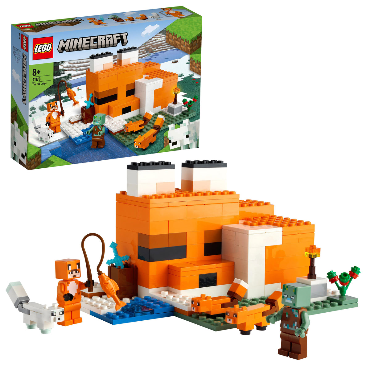 LEGO Minecraft 21178 Die Fuchs-Lodge