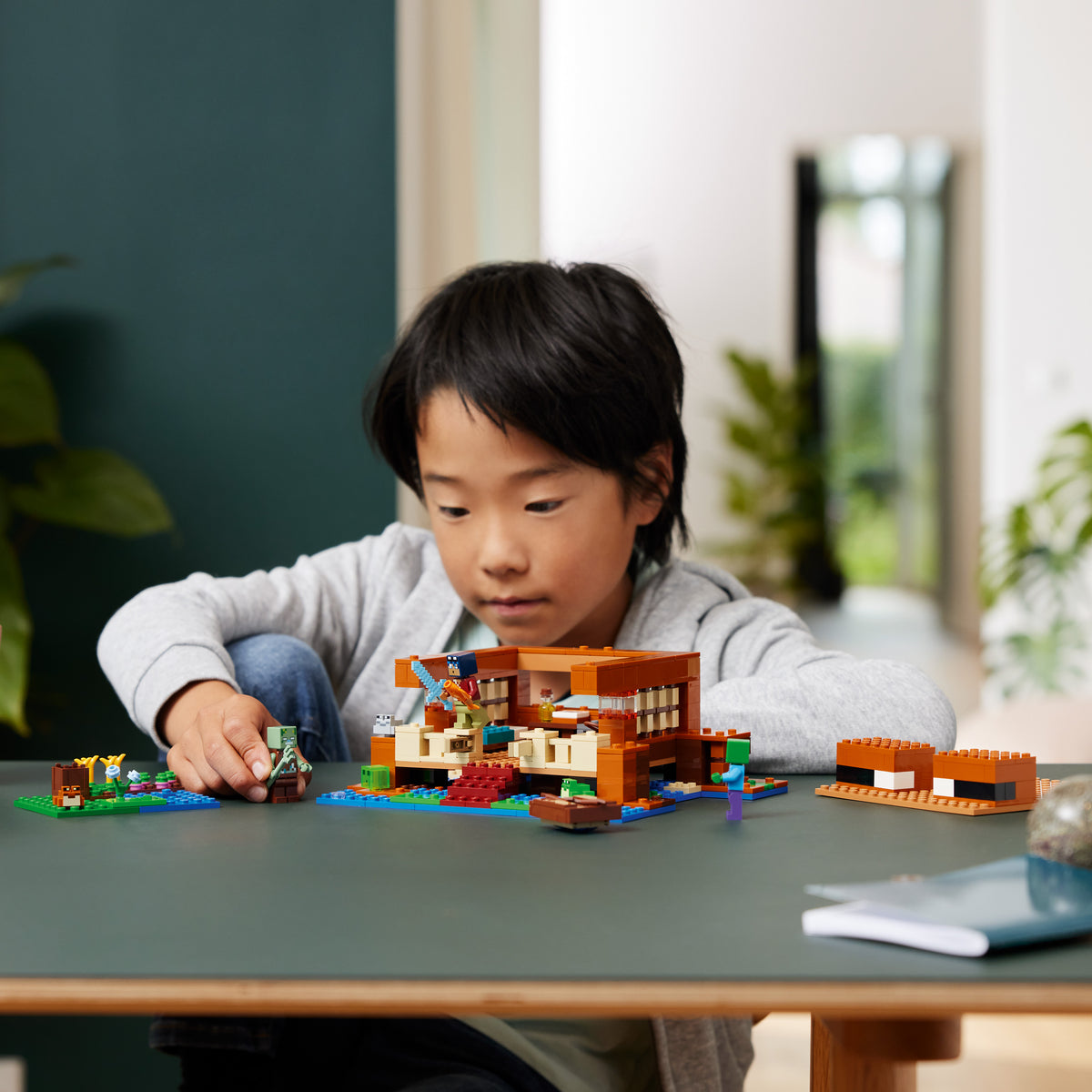 LEGO Minecraft 21256 Das Froschhaus