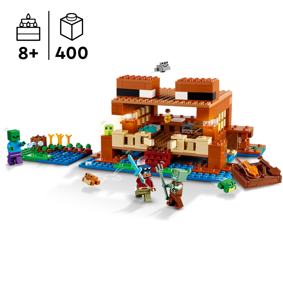LEGO Minecraft 21256 Das Froschhaus