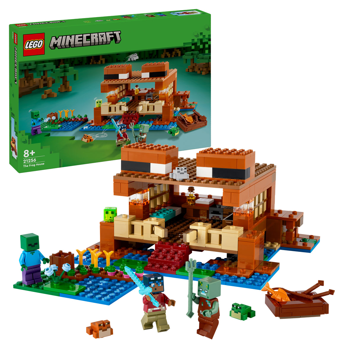 LEGO Minecraft 21256 Das Froschhaus