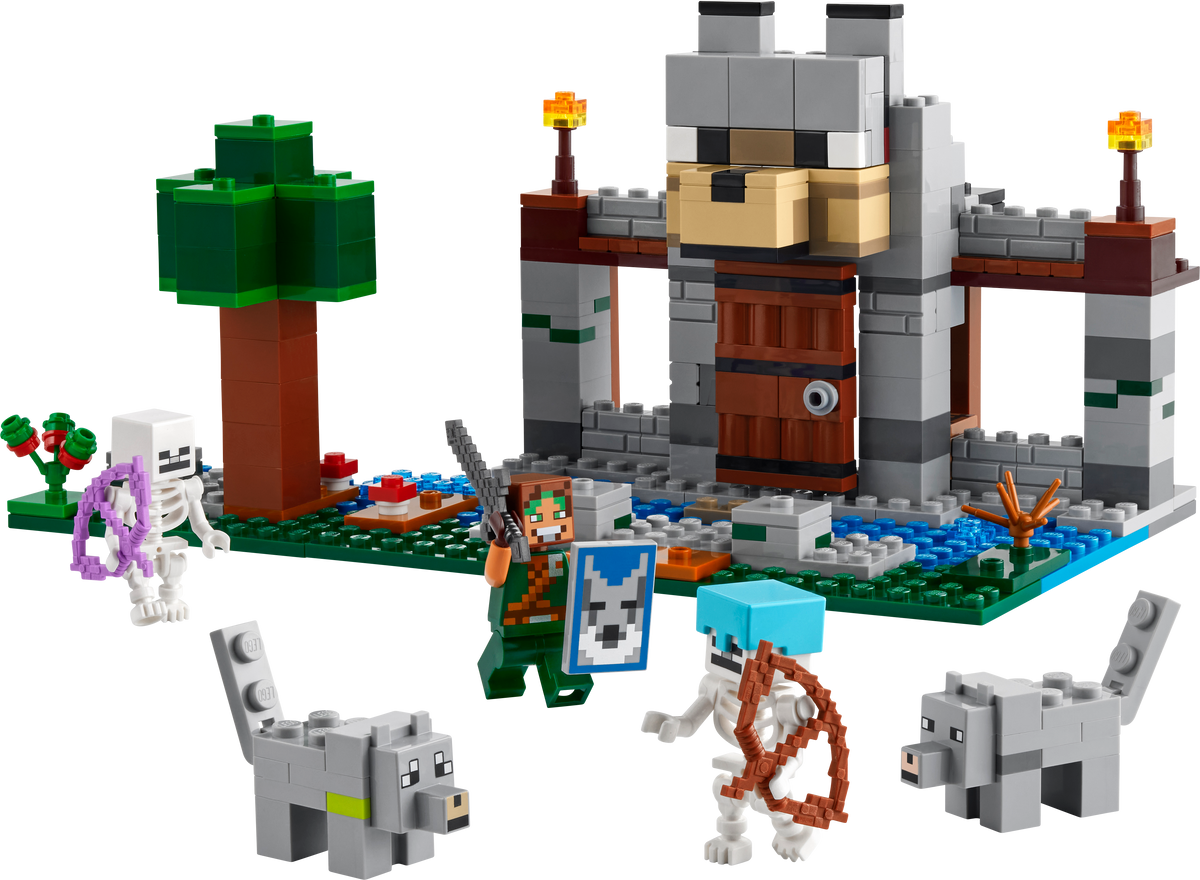 LEGO Minecraft 21261 Die Wolfsfestung