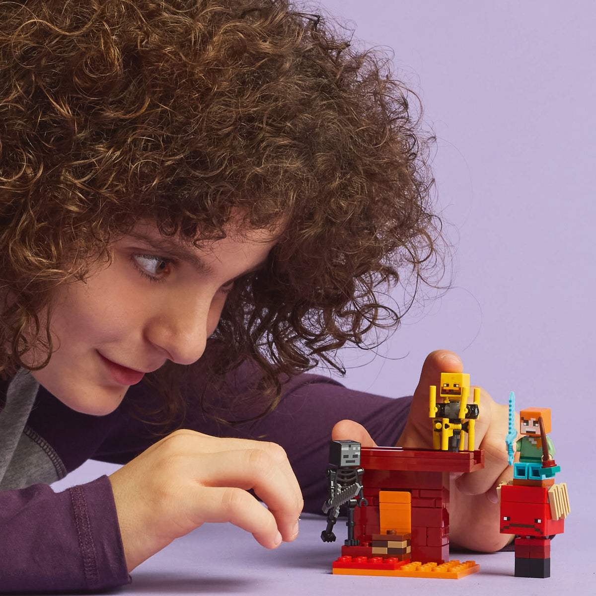 LEGO Minecraft 21266 Das Lava-Duell im Nether