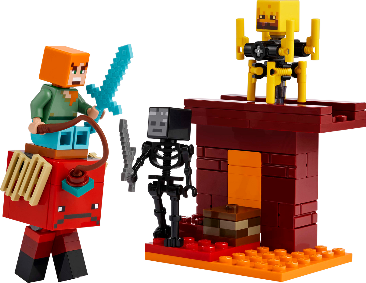 LEGO Minecraft 21266 Das Lava-Duell im Nether