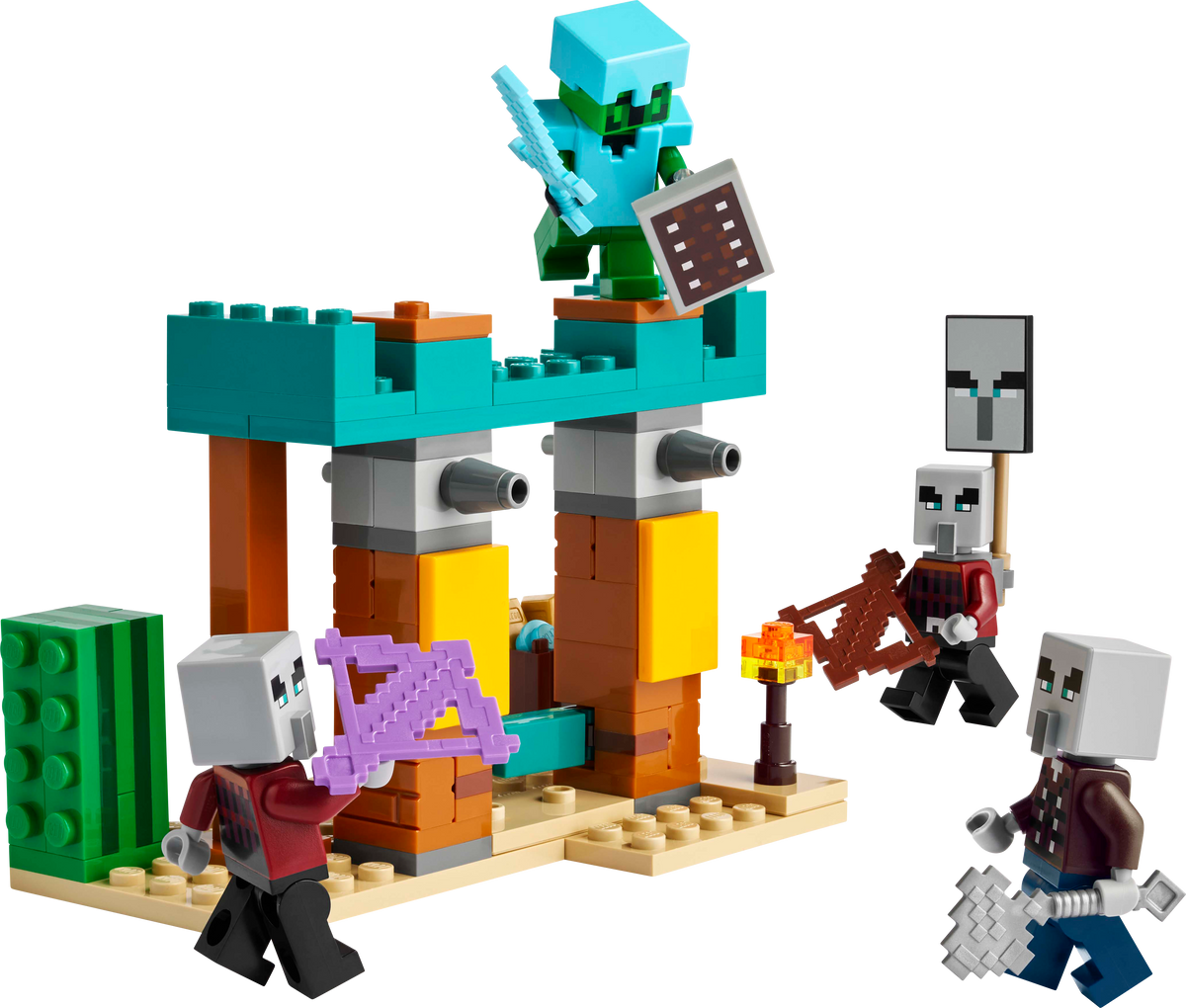 LEGO Minecraft 21267 Die Illager-Wüstenpatrouille