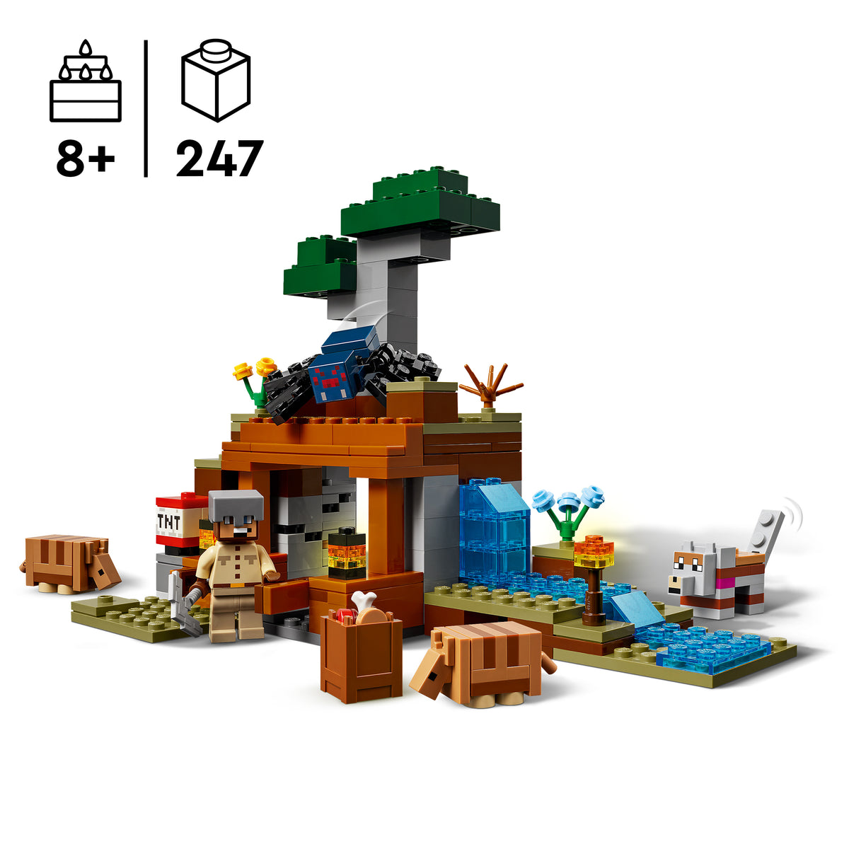 LEGO Minecraft 21269 Die Expedition zur Gürteltiermine